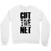 cut the net Crewneck Sweatshirt