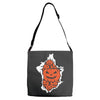 halloween pumpkins burst Adjustable Strap Totes