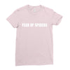 fear of spiders Ladies Fitted T-Shirt