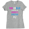 pink or blue mommy is expecting number 2 new Ladies Fitted T-Shirt