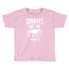sundays are for football foot ball Toddler T-shirt