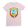 dogs bollocks beer label ideal birthday present or gift Ladies Fitted T-Shirt