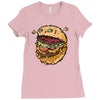 monster burger (2) Ladies Fitted T-Shirt