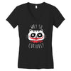 why so curious Women's V-Neck T-Shirt