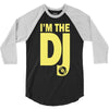 im a dj graphic tee mens 3/4 Sleeve Shirt