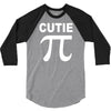 cutie pi t shirt medium funny nerdy geeky math sex humor cute awesome 3/4 Sleeve Shirt