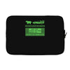 delorean trail Laptop sleeve