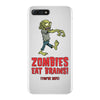 zombies eat brains iPhone 7 Plus Case