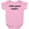 video game expert t shirt 3xl funny xbox ps3 nerdy geeky wii cod snipe Baby Onesie