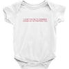 i love you but if zombies cgase us i'm tripping you Baby Bodysuit