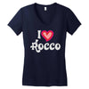 i love rocco Women's V-Neck T-Shirt