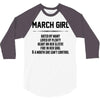 March Girl Hated By Many 3/4 Sleeve Shirt