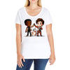 high five Ladies Curvy T-Shirt