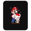 mario licking toad Mousepad