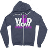 wod now wine later Zipper Hoodie