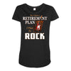 retirement plan bass rock Maternity Scoop Neck T-shirt