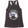 your authority is not recognized in fort kickass Racerback Tank