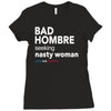 bad hombre seeking nasty woman Ladies Fitted T-Shirt