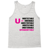 U=U Undetectable = Untransmittable Tank Top