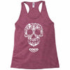 loco coco skul Racerback Tank