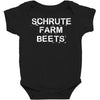 schrute farm beets Baby Bodysuit