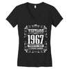 vintage made in 1967 perfectly aged a living legend Women's V-Neck T-Shirt