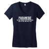 paramedic Women's V-Neck T-Shirt