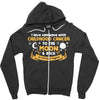I Love Someone with Childhood Cancer to The Moon and Back to Infinity Zipper Hoodie
