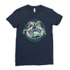 angry bulldog Ladies Fitted T-Shirt
