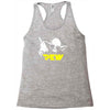 pew yoda wars funny Racerback Tank