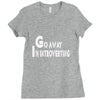 go away, i'm introverting Ladies Fitted T-Shirt