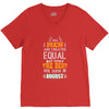 All Men Are Created Equal But Only The Best Are Born In August V-Neck Tee