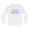 the man,myth,legend scott Long Sleeve Shirts
