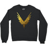 the fly bird   maverick jake paul   gold Crewneck Sweatshirt