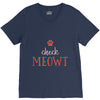 CHECK MEOWT CAT V-Neck Tee