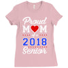 proud mom of a 2018 senior Ladies Fitted T-Shirt