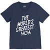 The World's Greatest Mom V-Neck Tee