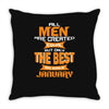 all men are created equal but only the best are born in january 1 Throw Pillow