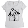 porg Women's Triblend Scoop T-shirt