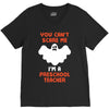 Halloween You Cant Scare Me Im A Preschool Teacher V-Neck Tee