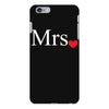 Mrs with heart dot (Mr and Mrs set) iPhone 6/6s Plus Case