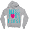 bless your heart Zipper Hoodie
