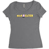 man eater Women's Triblend Scoop T-shirt