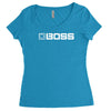 boss new Women's Triblend Scoop T-shirt