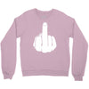 middle finger Crewneck Sweatshirt