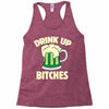 drink up bitches Racerback Tank