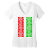 think inspire sing Women's V-Neck T-Shirt