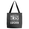i didn't choose to be black Tote Bags