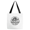 the mountains Tote Bags
