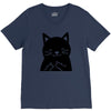 black cat (2) V-Neck Tee